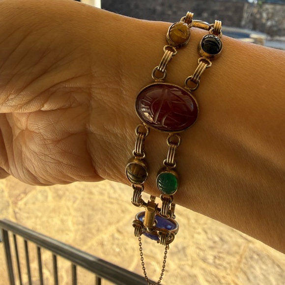 Anthropologie Vintage Scarab Beetle Bracelet!!🔥🔥🔥 - Picture 4 of 16